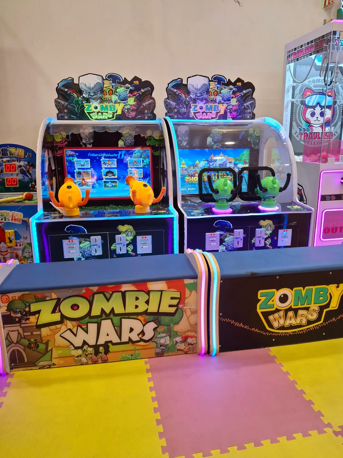 Zombie Wars shooting arcade game